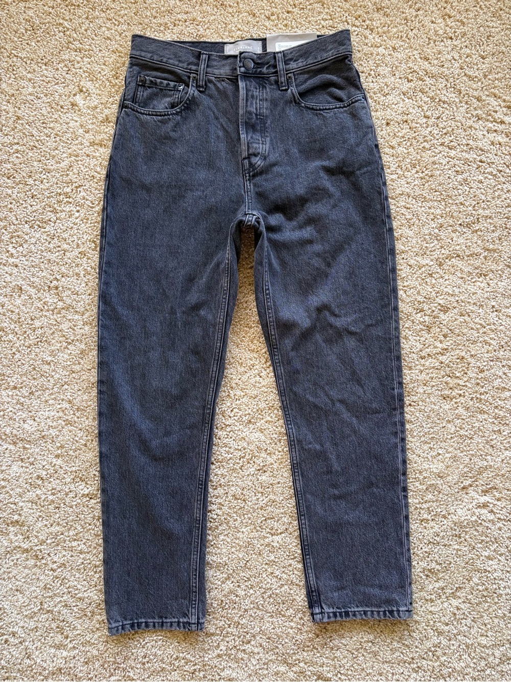 Everlane The ’90s Cheeky Jean Washed Black High Rise Ankle Jeans 26 NWT